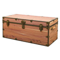 Large Cedar Storage Chest with Antique Brass Hardware