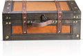 Handmade Vintage Lockable Wooden Pirate Treasure Chest