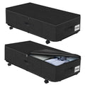 Grey Wheeled XXL Under Bed Storage Bins