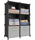 6-Cube Metal Frame Closet Storage Organizer