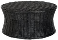 Natural Handwoven Rattan Round Coffee Table Ottoman